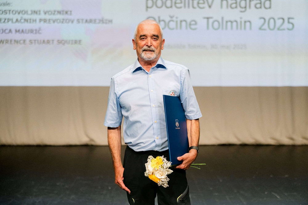 MAG. ŽARKO TRUŠNOVEC je novi častni občan tolminske občine.