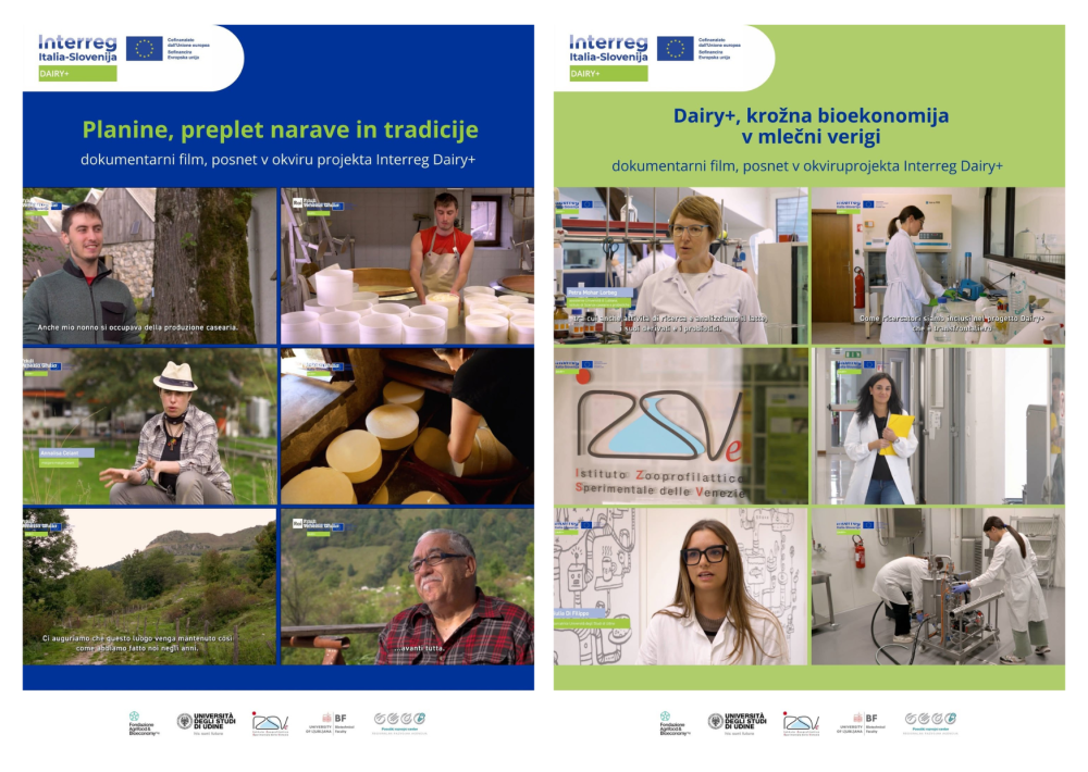 PROJEKT DAIRY+ SE ZAKLJUČUJE Z DVEMA DOKUMENTARNIMA FILMOMA, ki predstavljata pomen ohranjanja planinskega pašništva ter inovativne in trajnostne rešitve za prihodnost mlečno-predelovalne industrije.